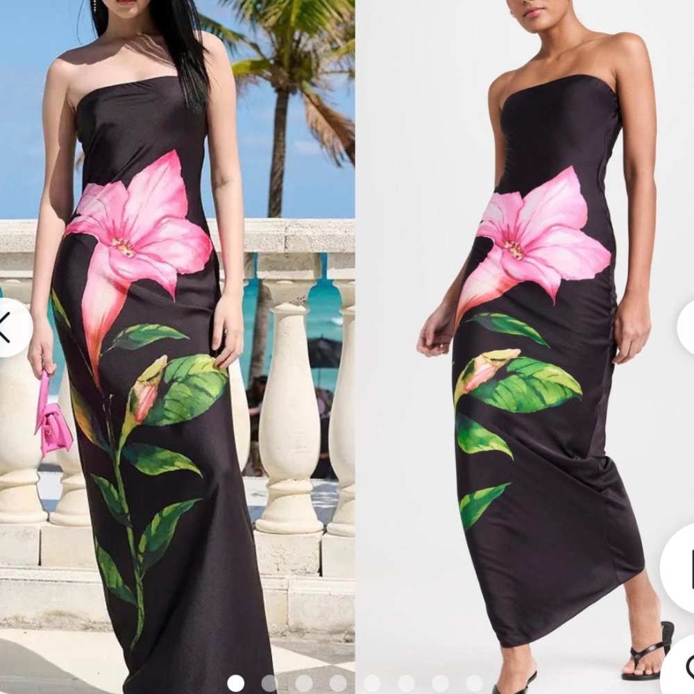 ROCOCO SAND Bryn Maxi Tube Strapless Dress